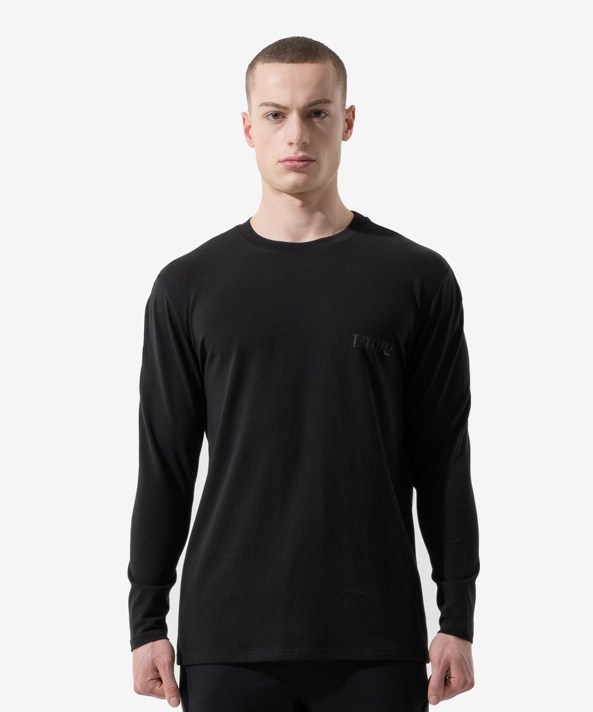 노이스스튜디오(NOICE STUDIO) 노이스 스튜디오 Expose 머슬 긴팔 티셔츠 Muscle Longsleeve T-Shirt - 블랙