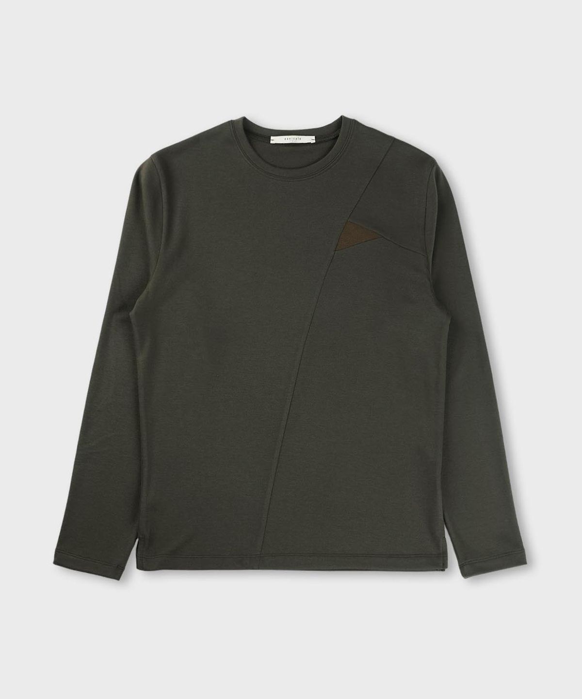 빠니깔레(PANICALE) 삼각 포인트 긴소매 티셔츠 2COLOR