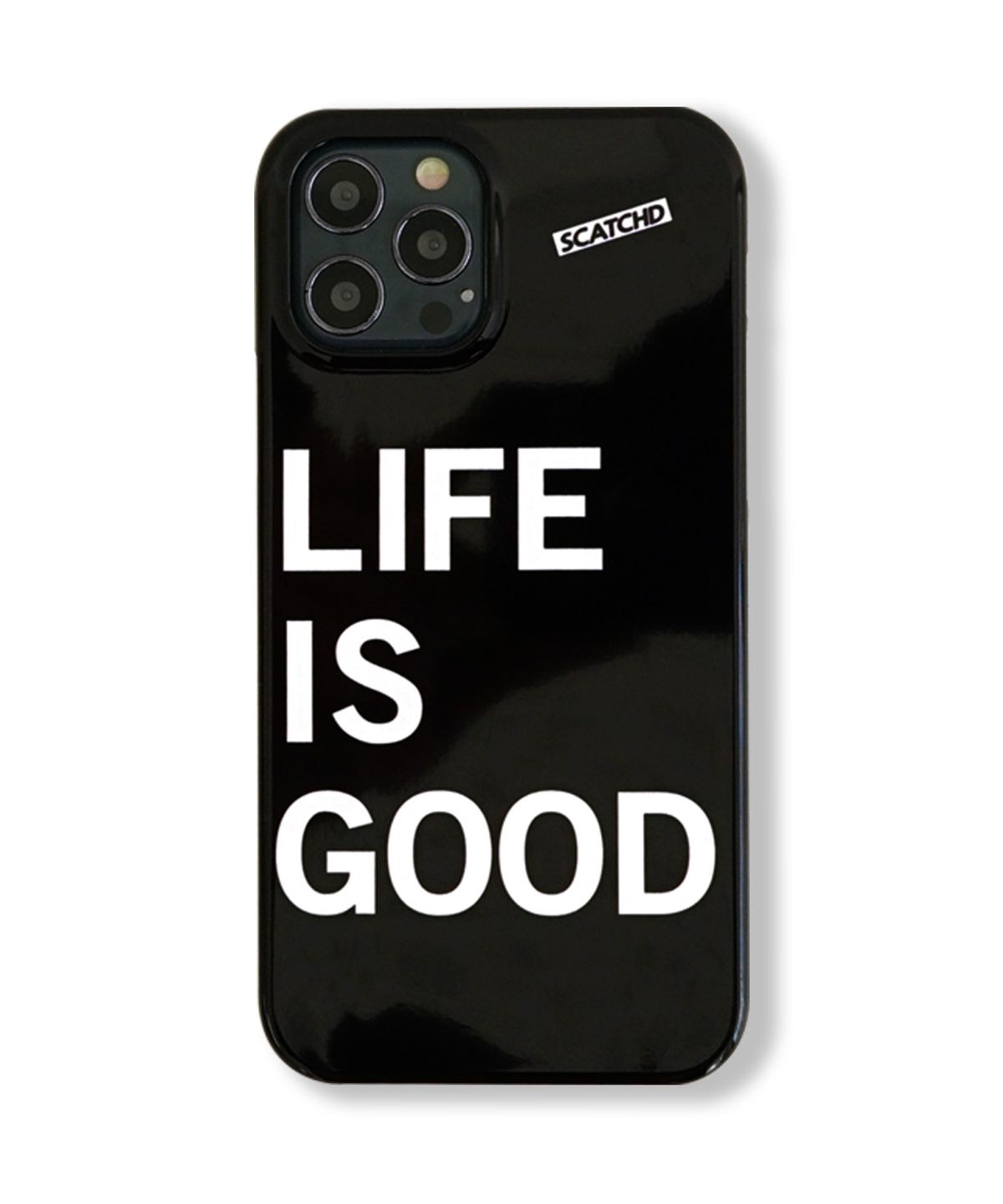 스캐치드(SCATCHD) LIFE IS GOOD 클래식 하드 케이스