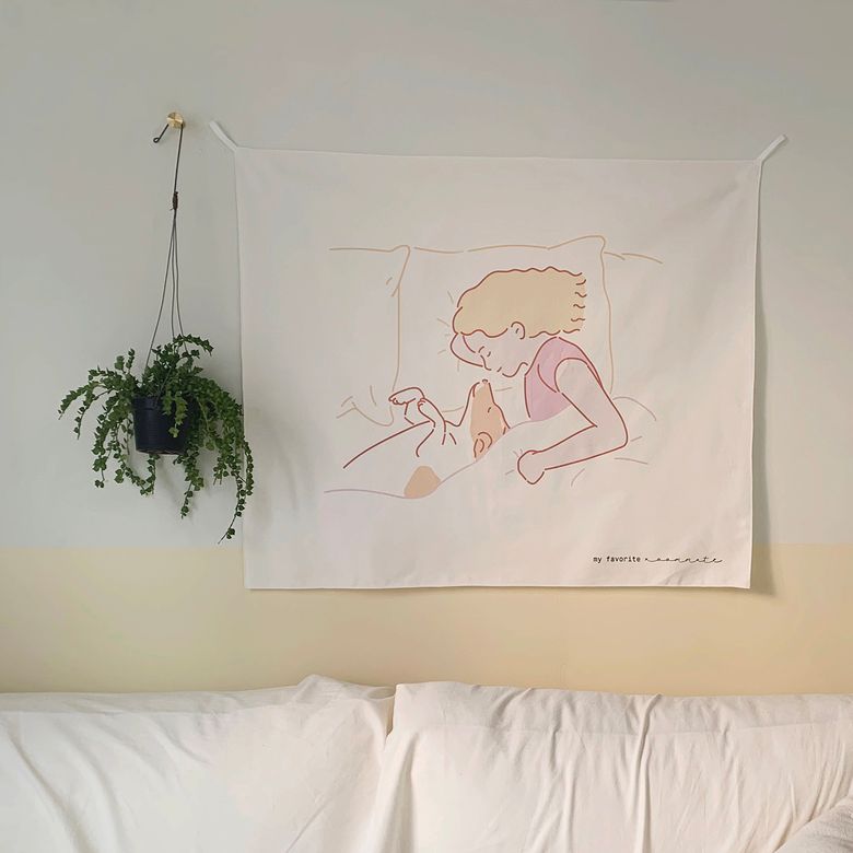 패브릭 인테리어 포스터  / 06번 my favorite roommate