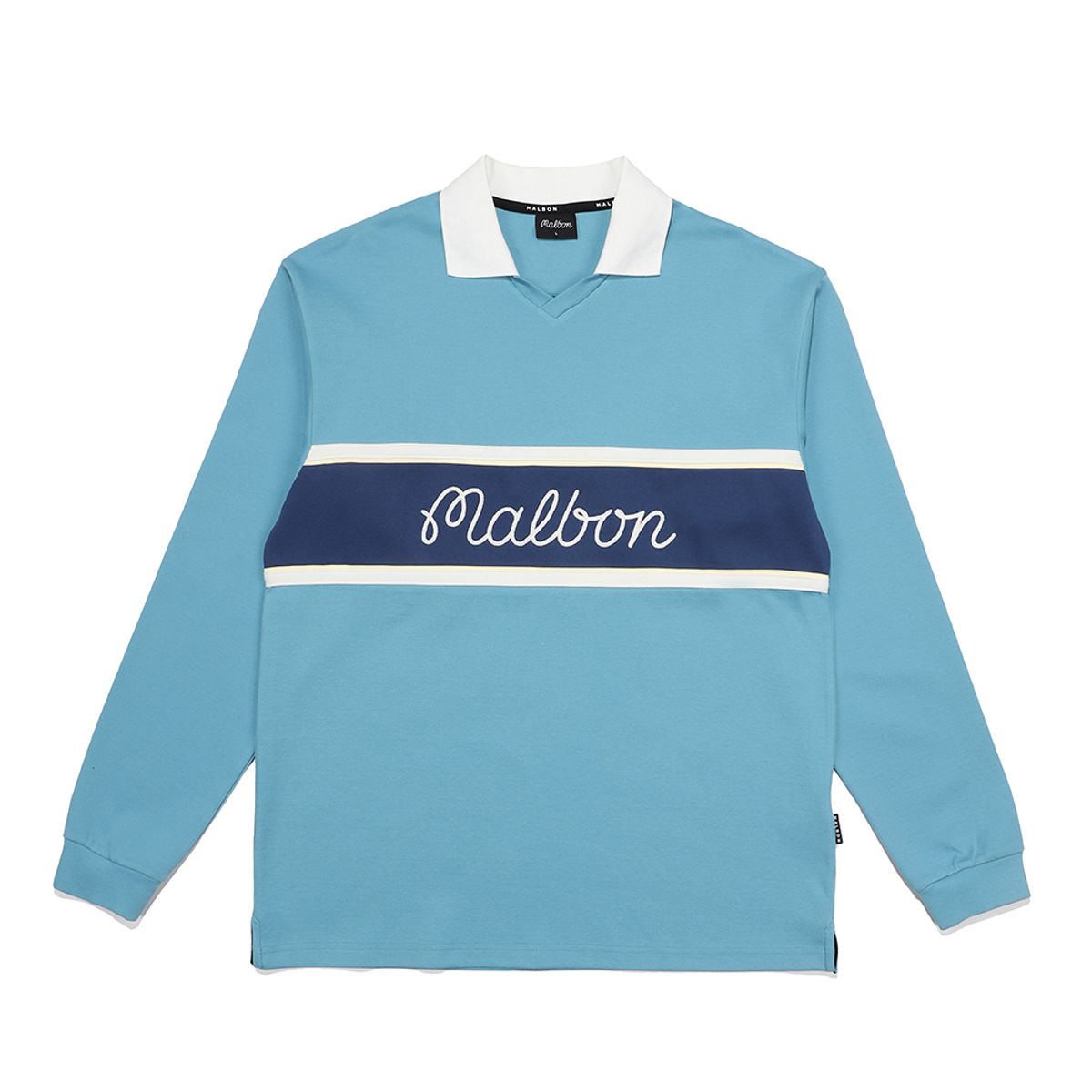말본 골프(MALBON GOLF) Block 폴로 티셔츠 BLUE (MAN)
