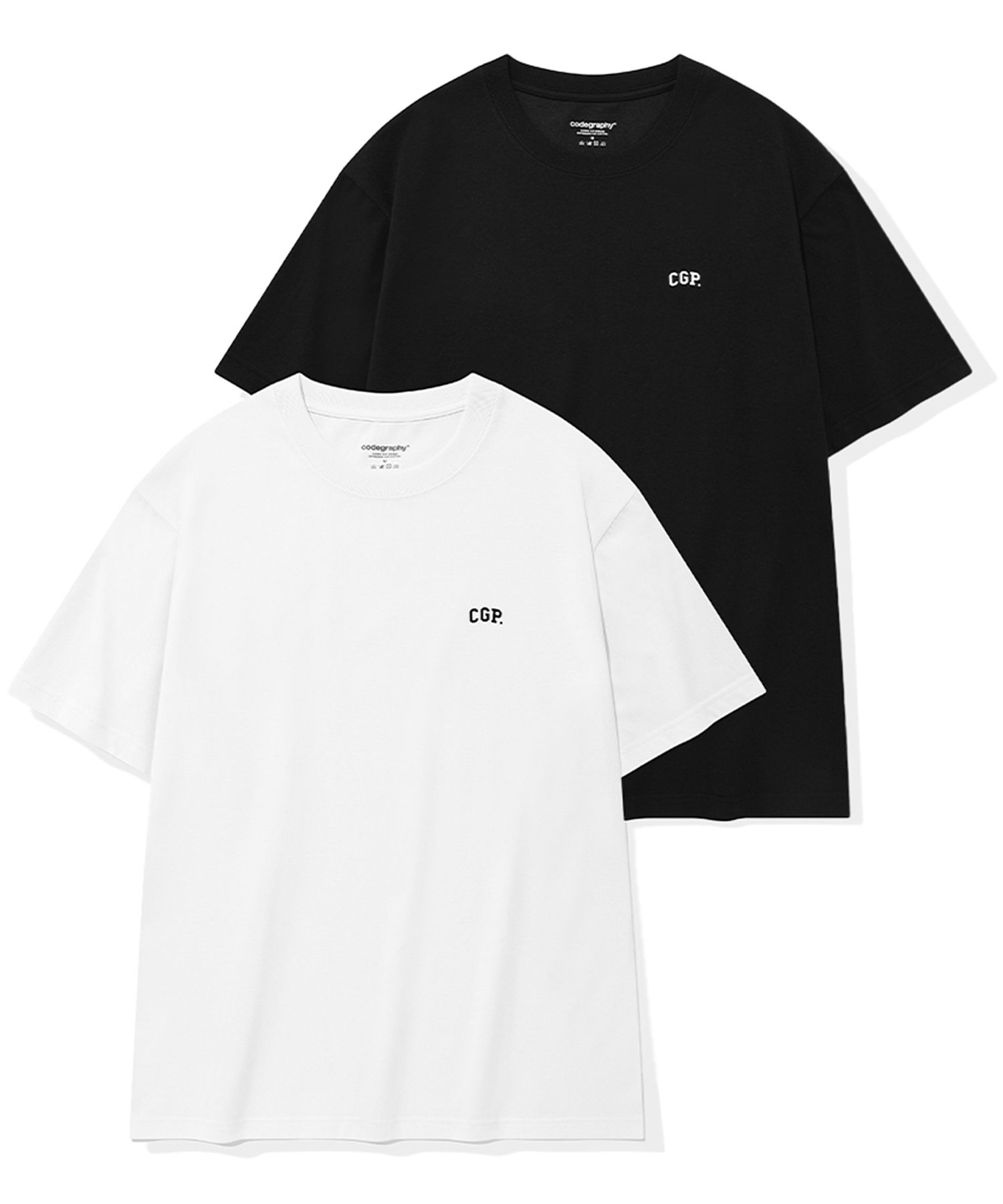 MUSINSA公式 | Codegraphy [2PACK] CGP Small Arch Logo Short