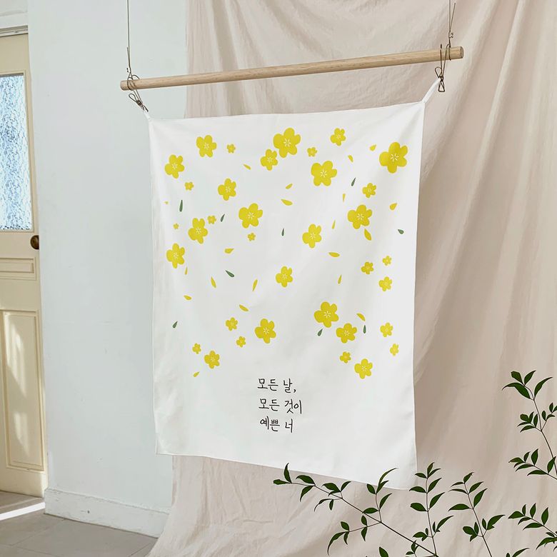 패브릭 인테리어 포스터  / 19번 blooming flowers