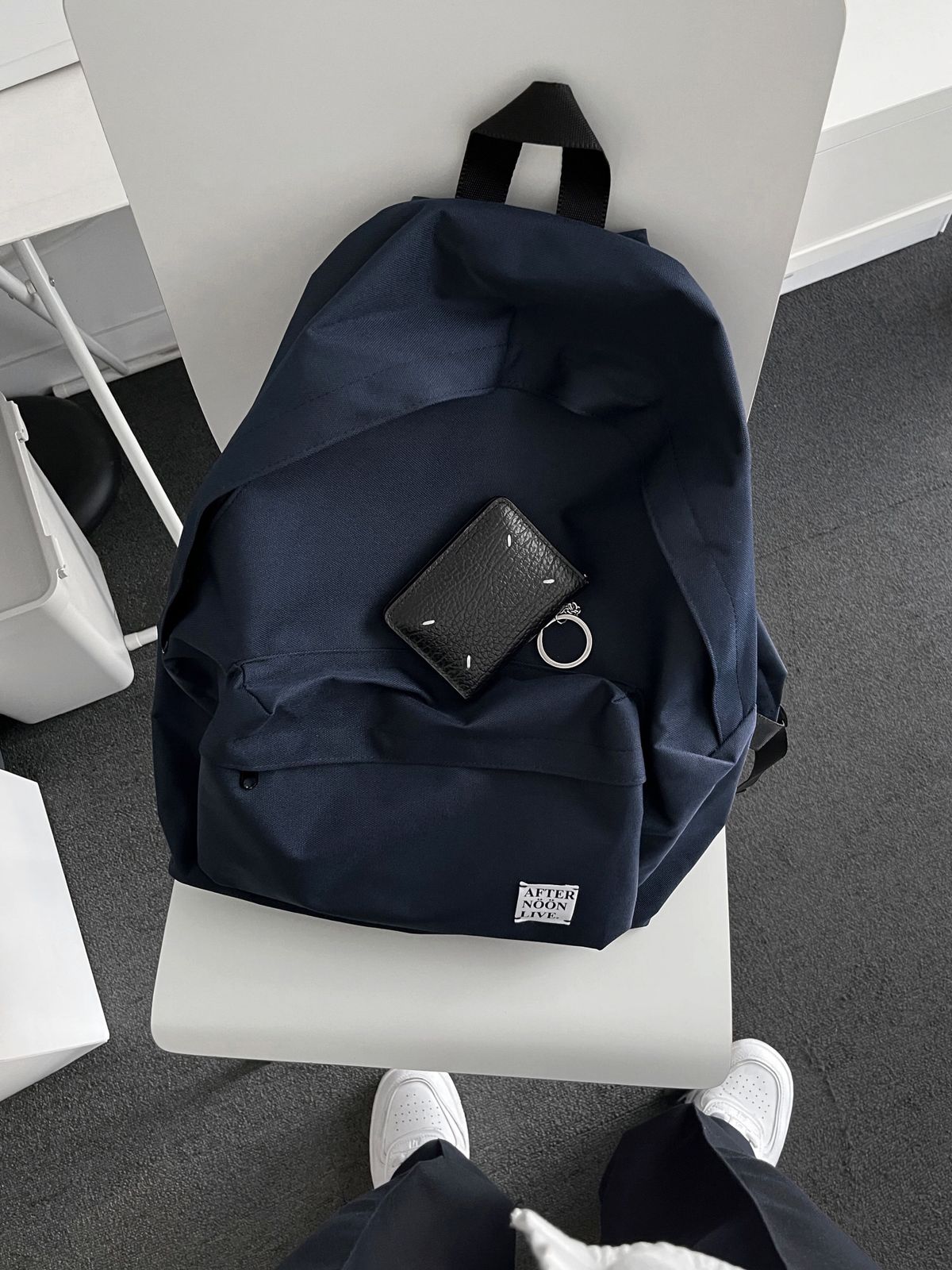 애프터눈라이브(AFTERNOONLIVE) Afternoonlive Classic Backpack (Midnight Blue)
