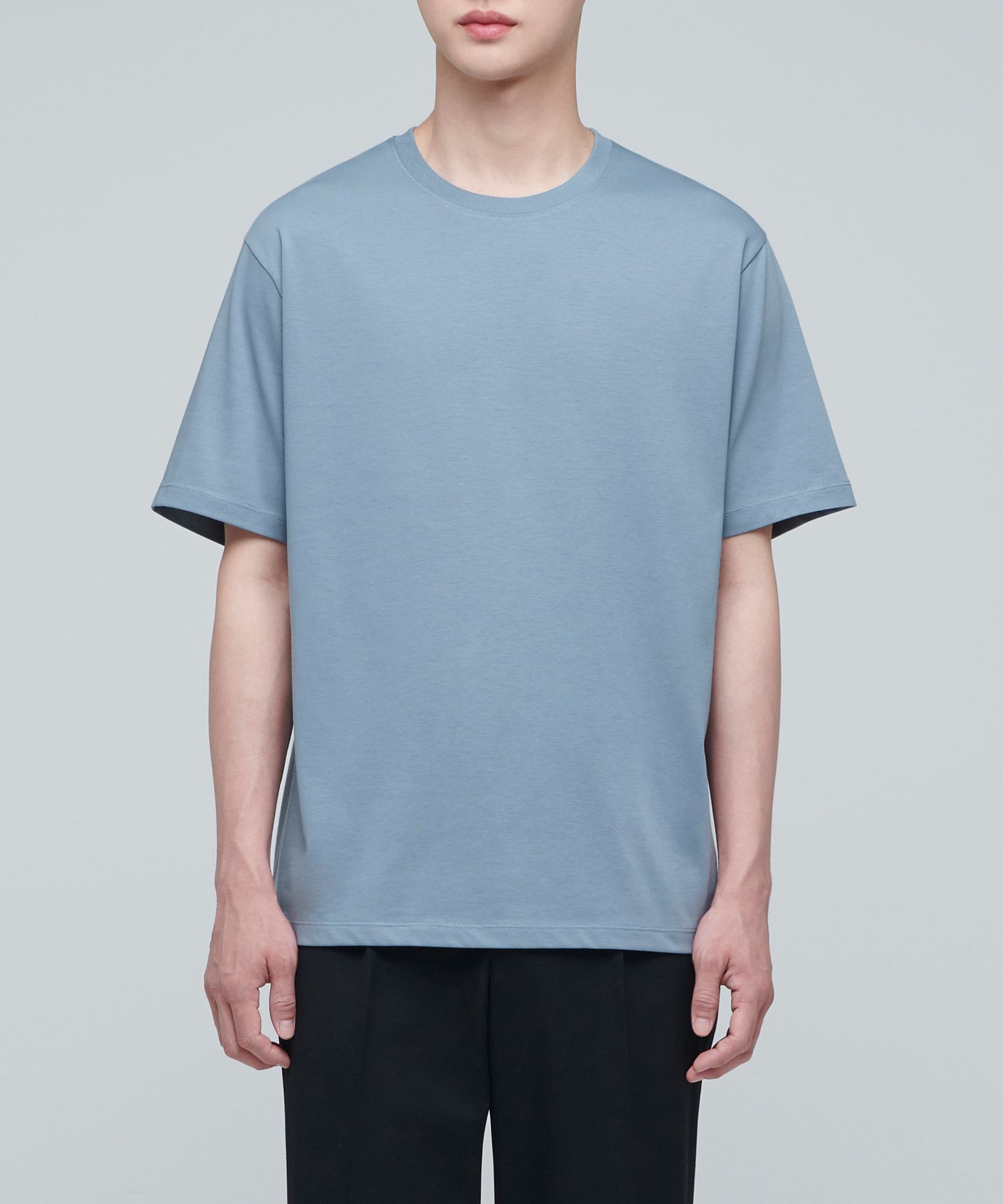 MUSINSA公式 | MUSINSA STANDARD SuPima Basic Crew Neck Short