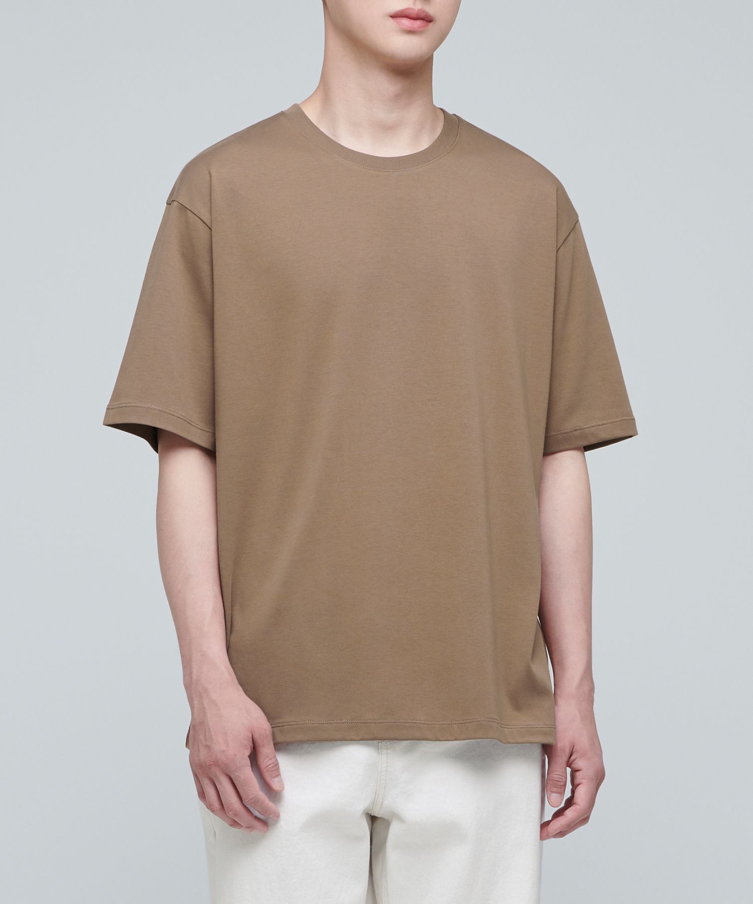 MUSINSA | MUSINSA STANDARD SuPima Relaxed Crew Neck Short