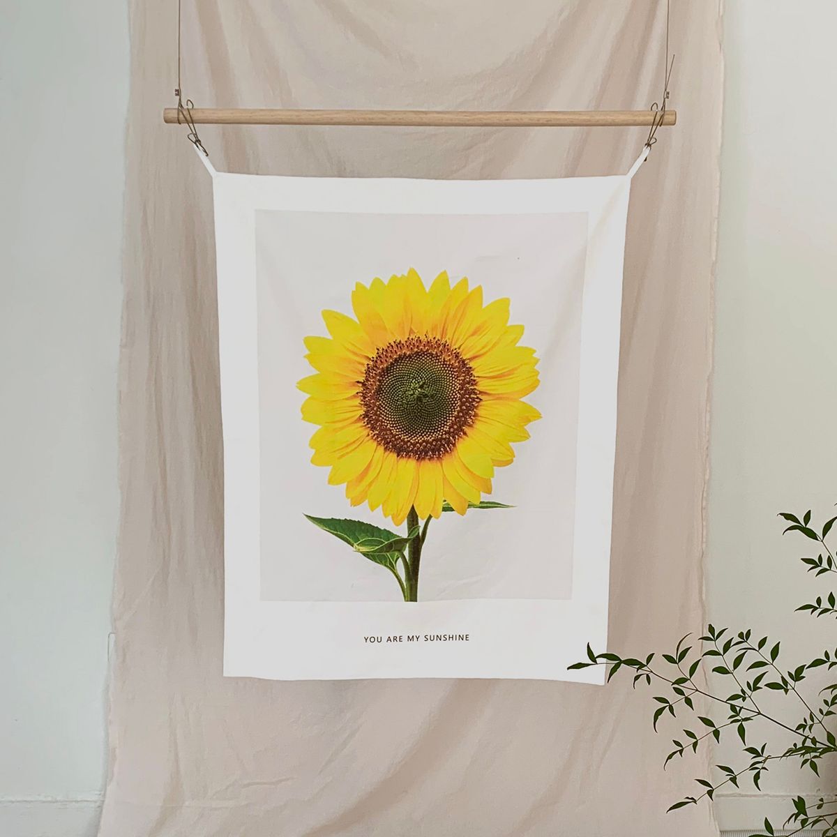 멜팅스튜디오(MELTING STUDIO) 패브릭 인테리어 포스터  / 39번 you are my sunshine 1