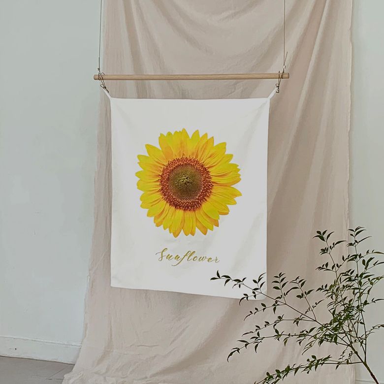 패브릭 인테리어 포스터  / 40번 sunflower