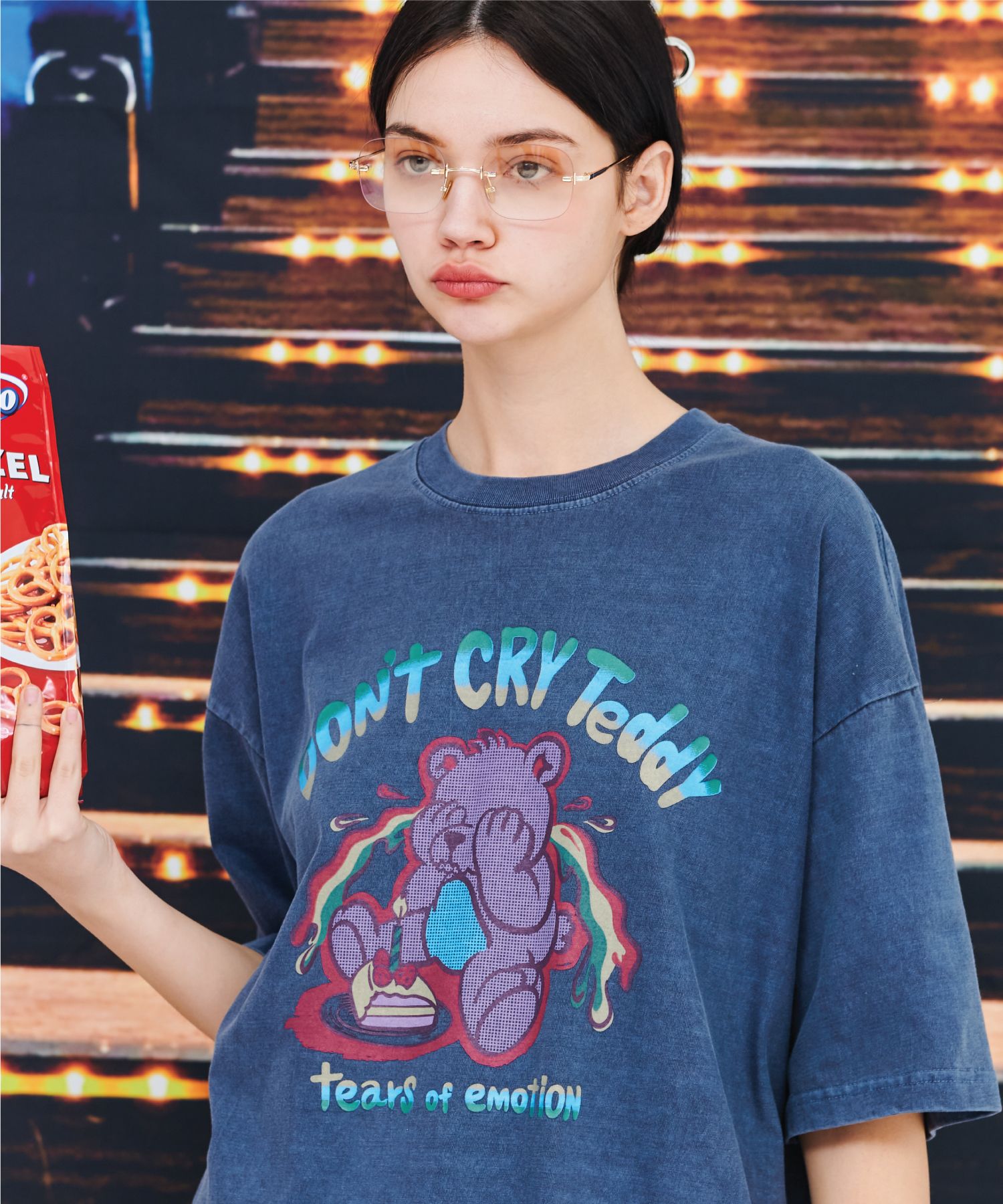 【CPGN STUDIO】Dont Cry Teddy Pigment Short Sleeve T-shirt MUSINSA | CPGN STUDIO DONT CRY TEDDY PIGMENT SHORT SLEEVE T