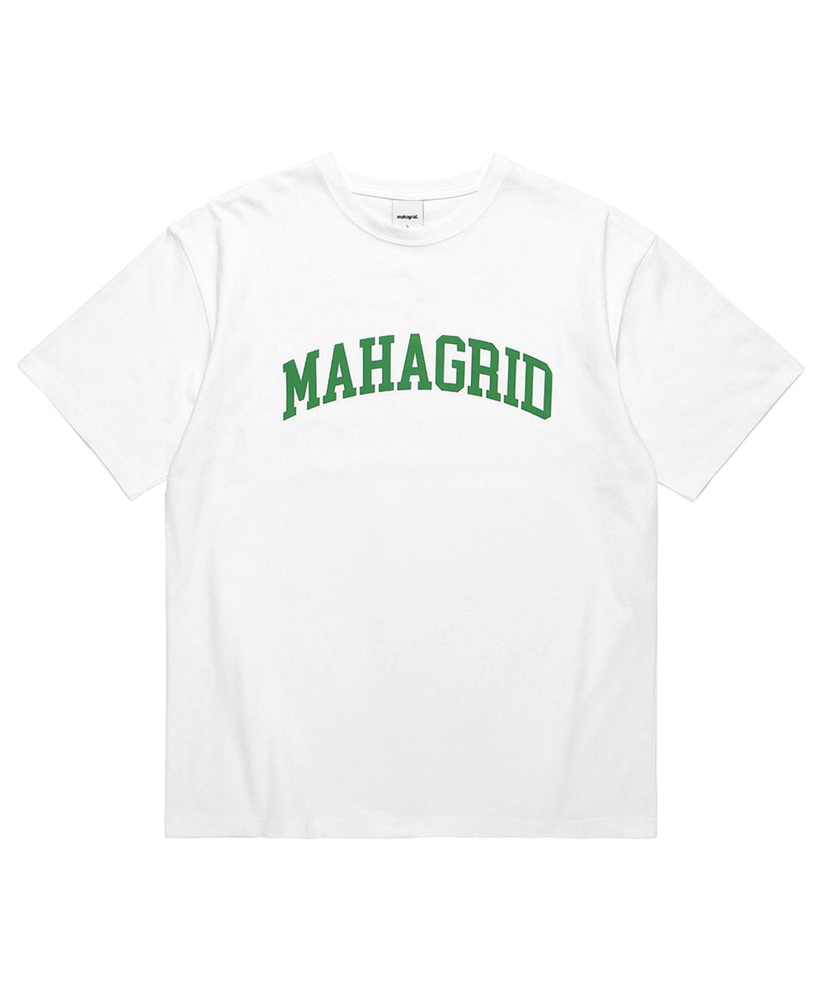 마하그리드(MAHAGRID) VARSITY LOGO TEE WHITE(MG2CMMT501A)