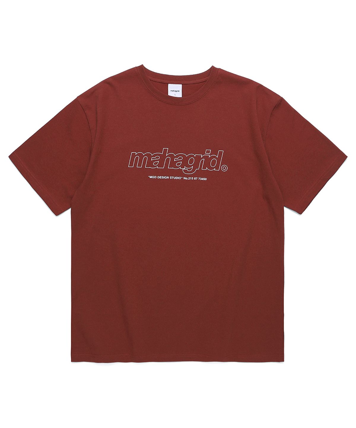 마하그리드(MAHAGRID) THIRD LOGO TEE RED(MG2CMMT508A)