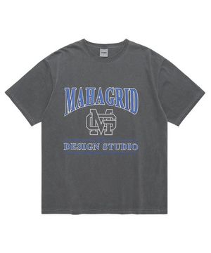 UNIVERSITY PIGMENT TEE CHARCOAL(MG2CMMT531A)