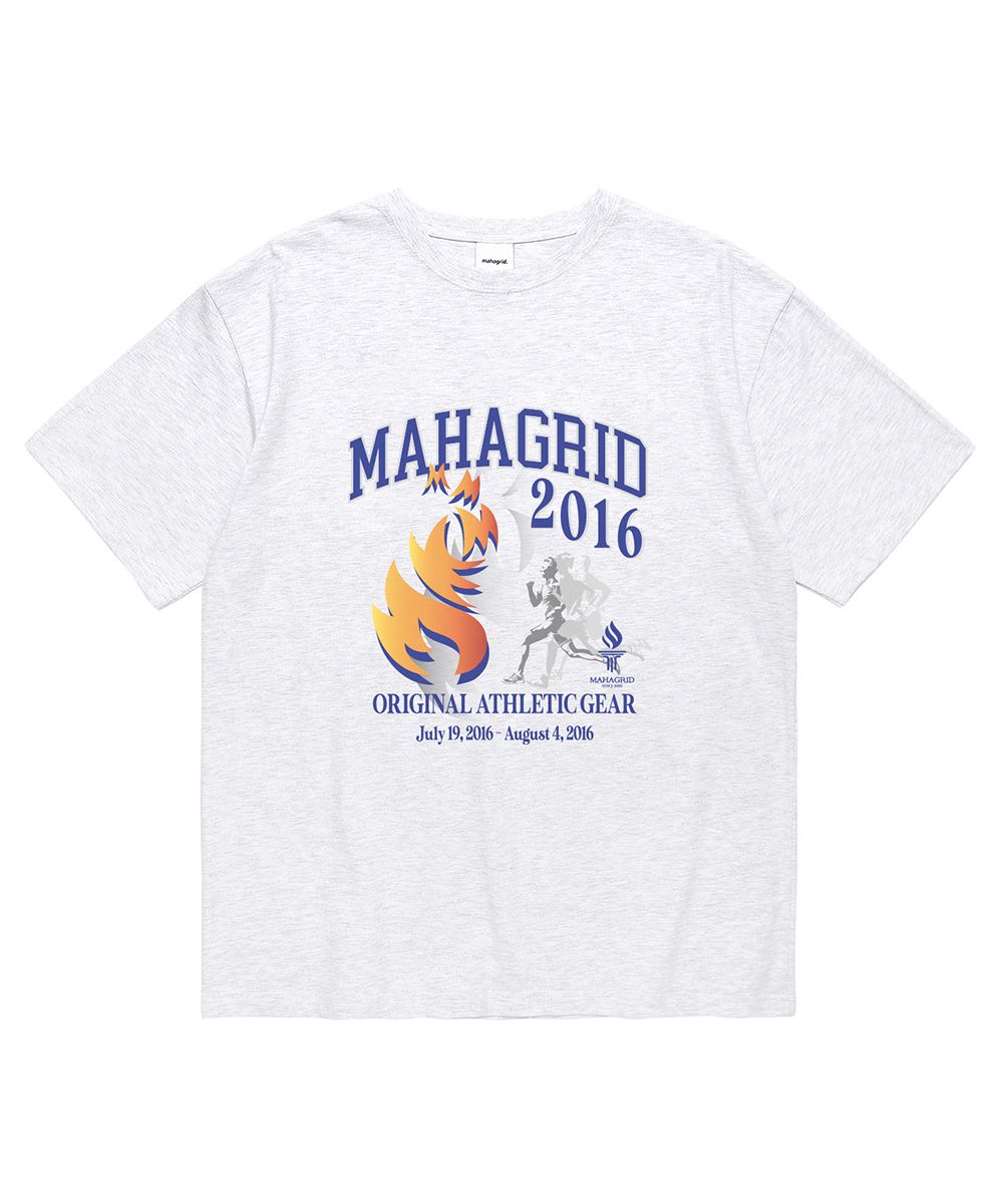 MUSINSA | MAHAGRID 2016 SOUVENIR TEE LIGHT GREY(MG2CMMT509A)