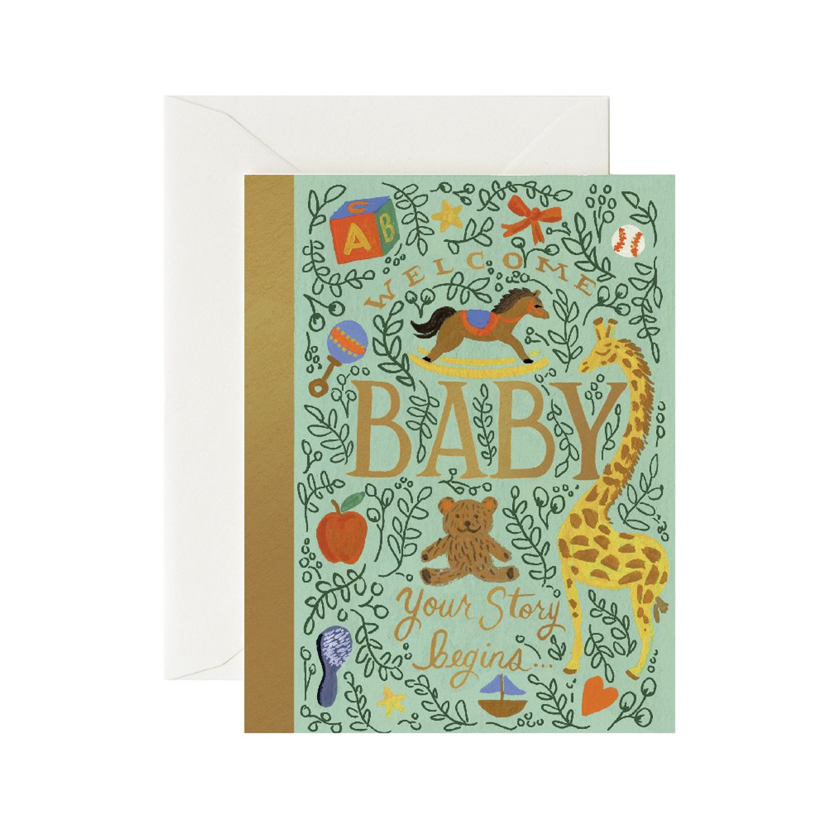 라이플 페이퍼(RIFLE PAPER) Storybook Baby Card 베이비 카드