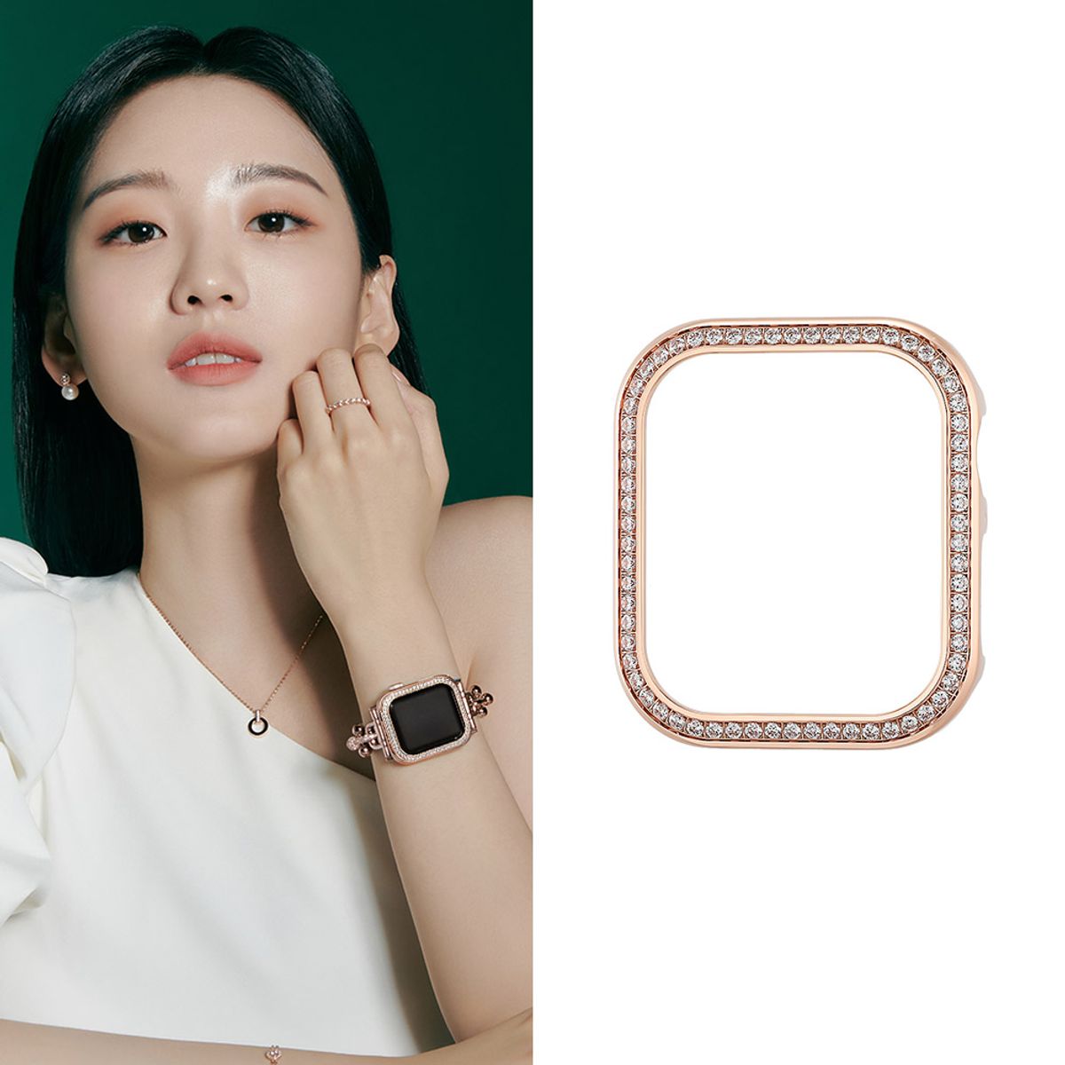 로이드(LLOYD) 애플워치 스톤 케이스 40mm LL2C21800PGG