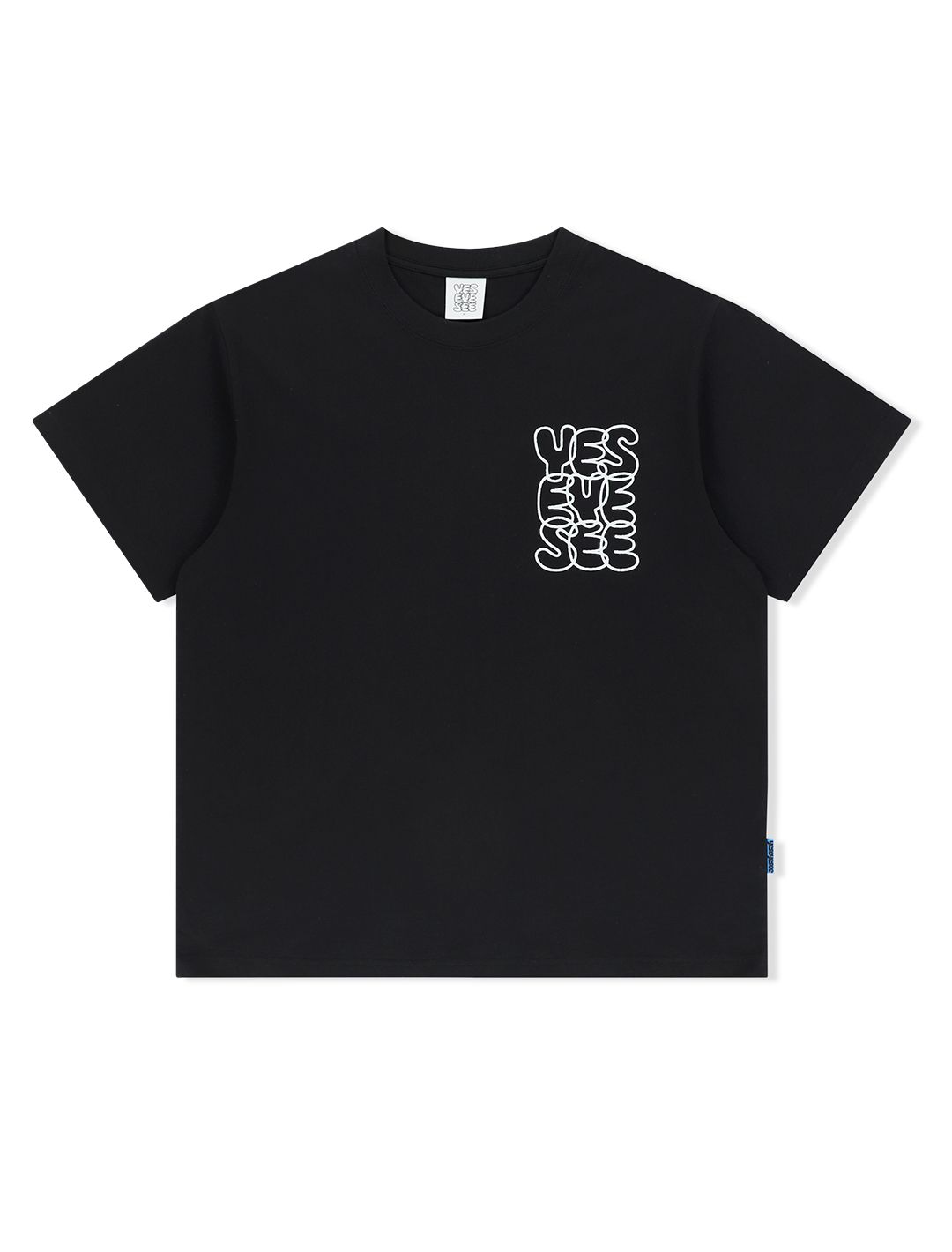 本物保証!  MUSINSA公式 | YESEYESEE C-Logo Tee Black トップス