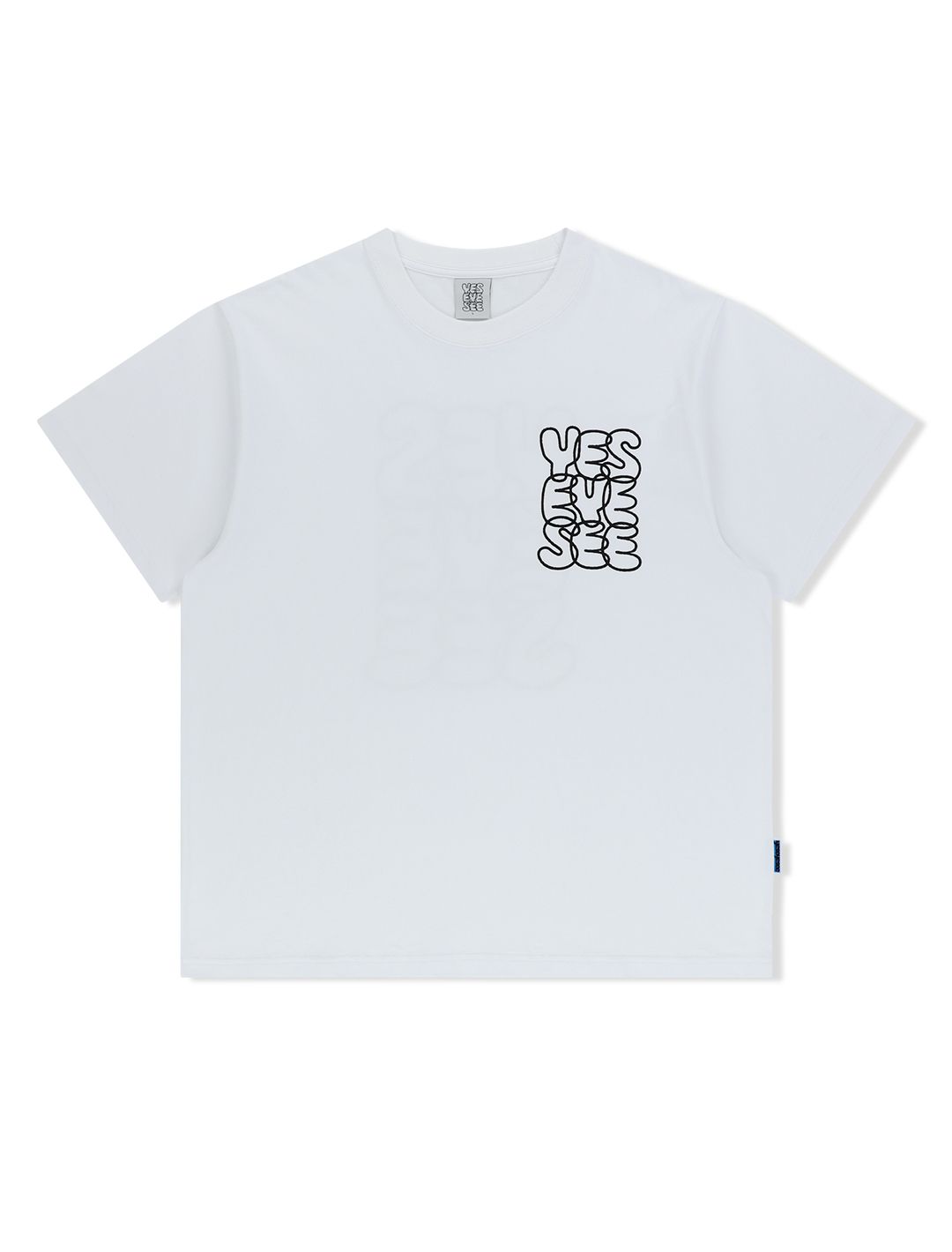 MUSINSA | YESEYESEE C-Logo Tee White