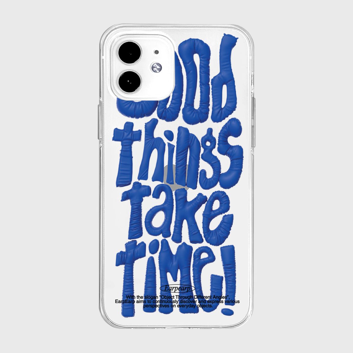어프어프(EARPEARP) [아이폰 17 추가]GOOD THINGS TAKE TIME-BLUE(젤리)