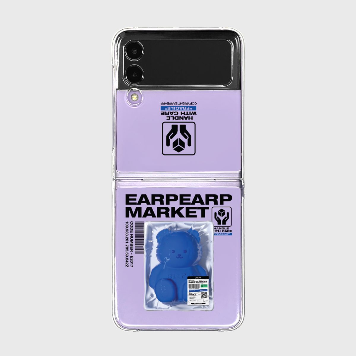 어프어프(EARPEARP) LITTLE COVY PACK(Z플립-클리어하드)