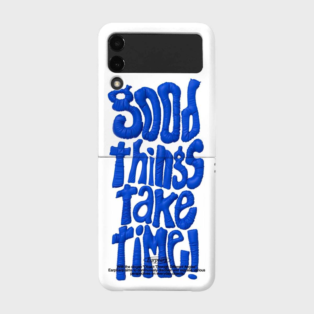 어프어프(EARPEARP) GOOD THINGS TAKE TIME-BLUE(Z플립-하드)