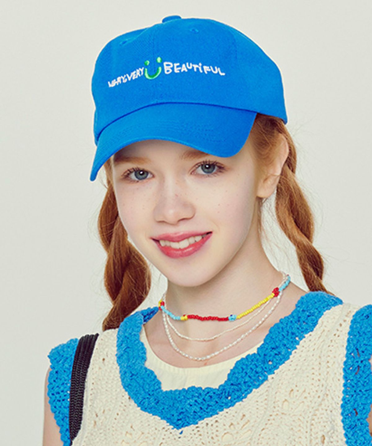 이지지(EEGEEGEE) Ververy Ball Cap [Blue]