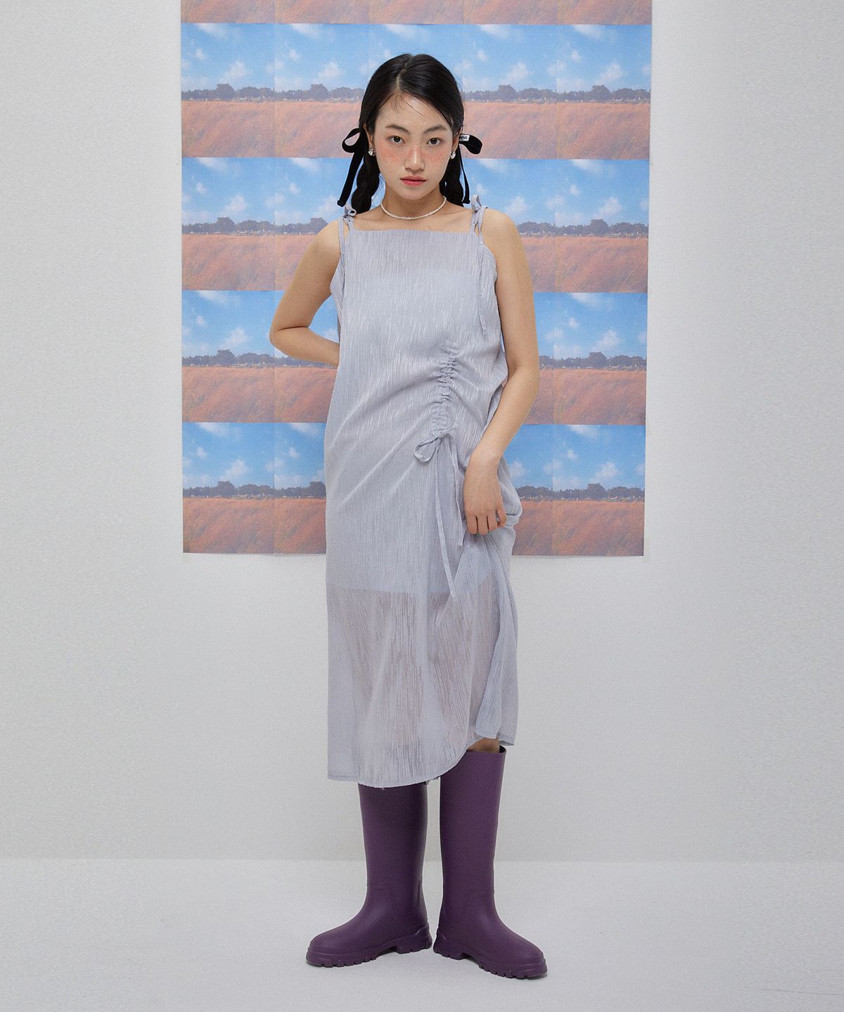 딜라이디(DELIDI) Muesli dress (sky blue)