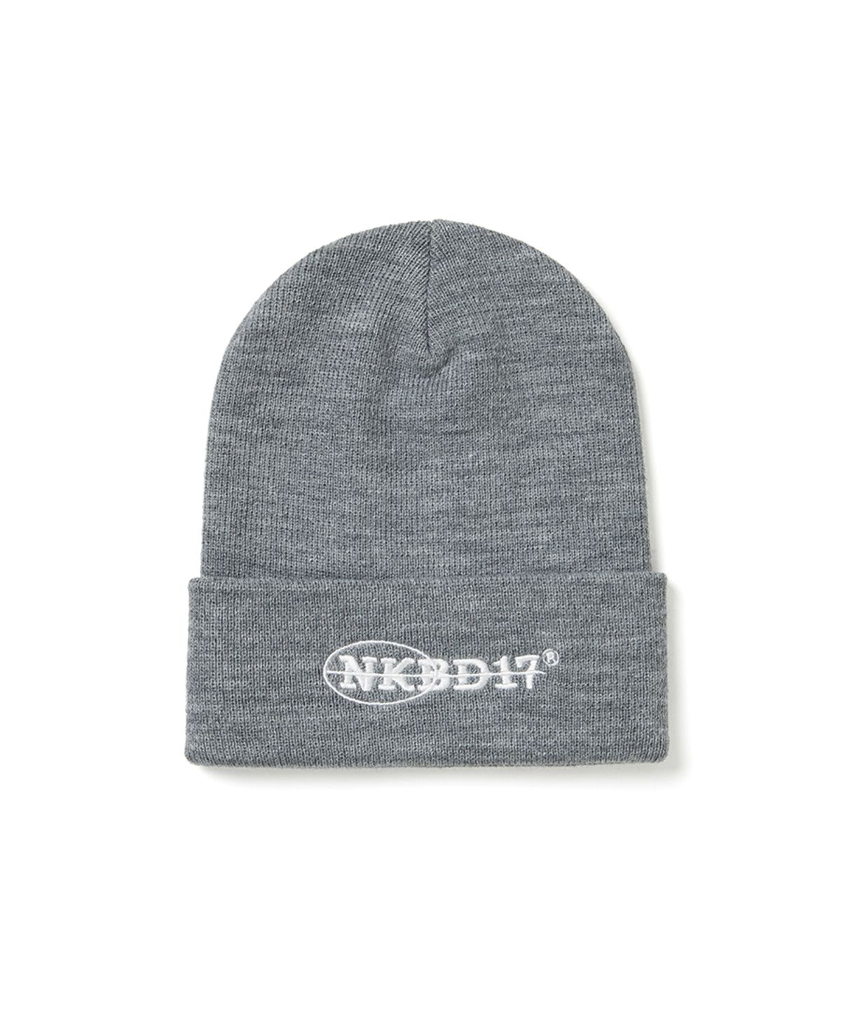 네이키드블러드(NAKEDBLOOD) 오리지널 로고 비니 [GREY]