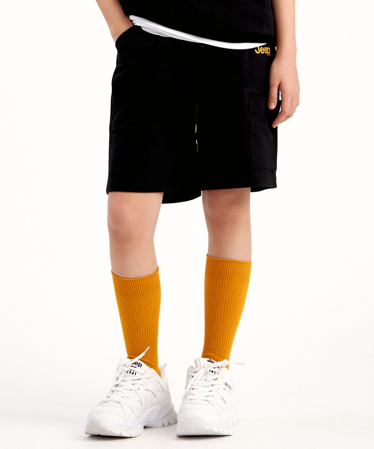 지프키즈(JEEPKIDS) 마운틴 포켓 팬츠_KN5TPU970BK