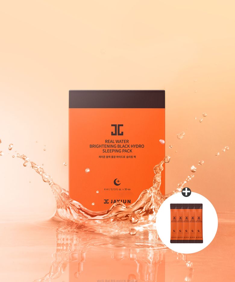 블랙 물광 하이드로 슬리핑 팩 30포+(증정)블랙물광슬리핑 5포+히알선크림10ml
