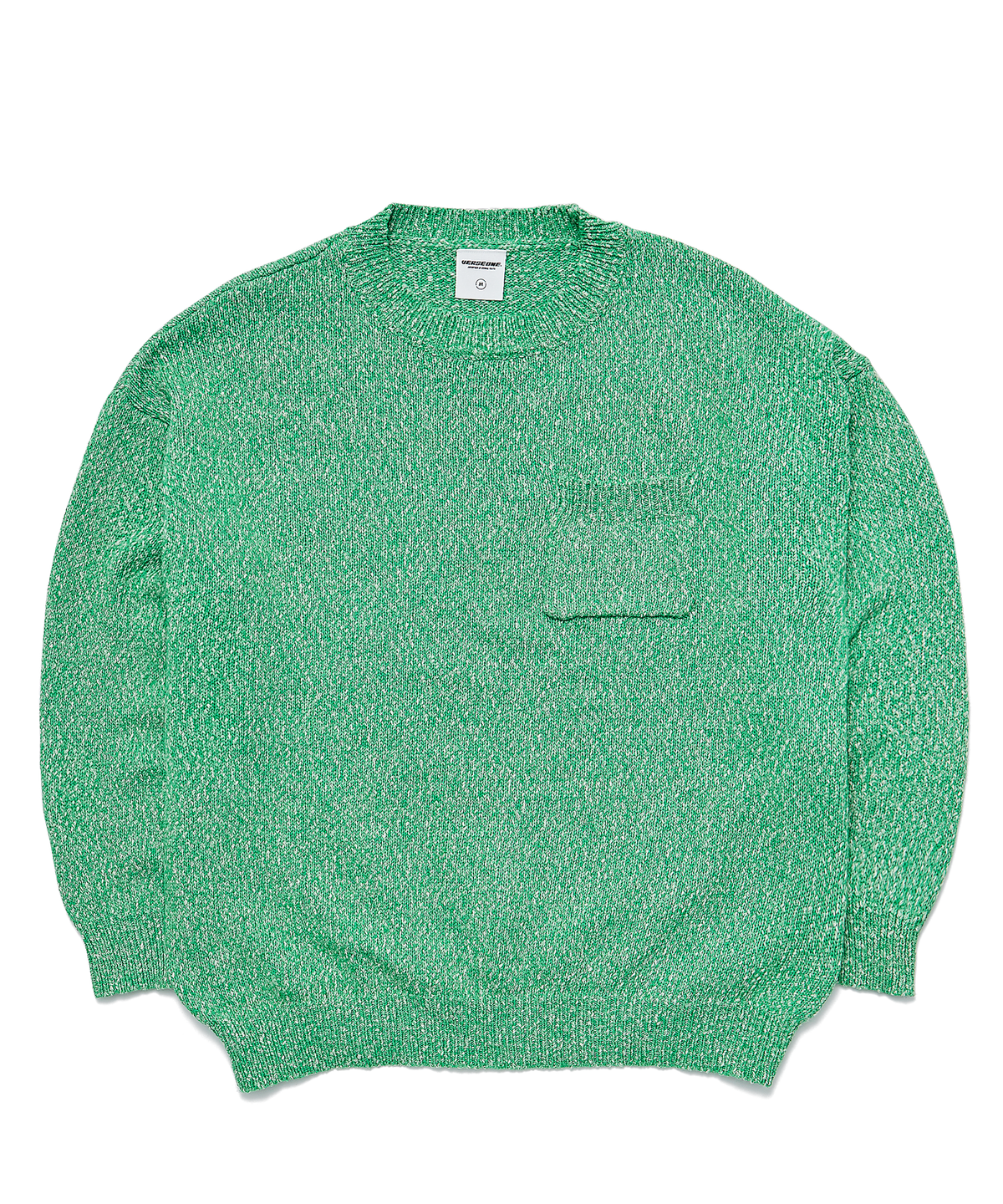 벌스원(VERSE ONE) SLUB KNIT SWEATER APPLE GREEN