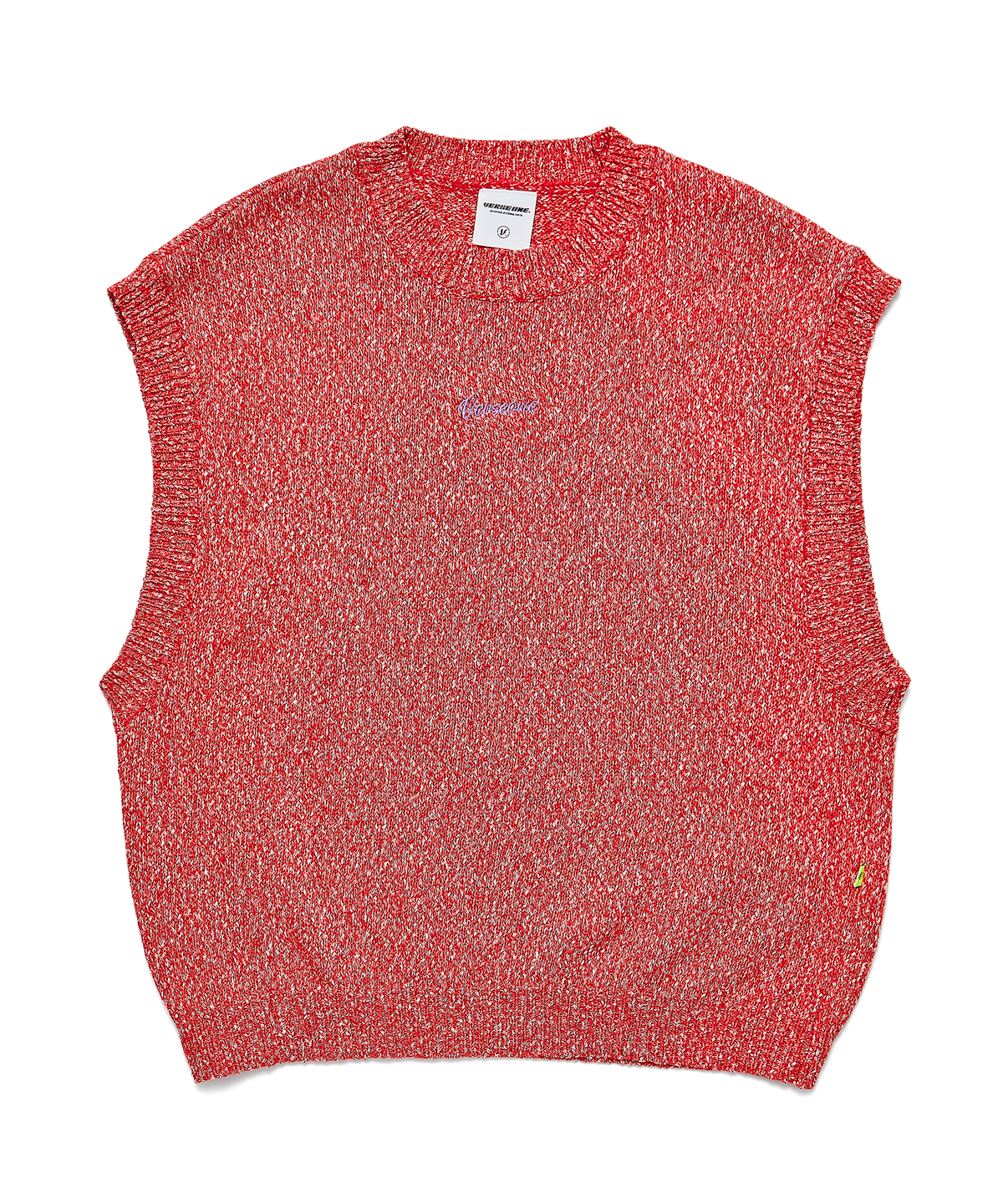 벌스원(VERSE ONE) SLUB KNIT VEST RED