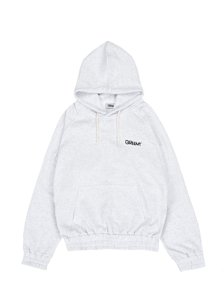 SMALL LOGO HOODIE (MELANG GREY)