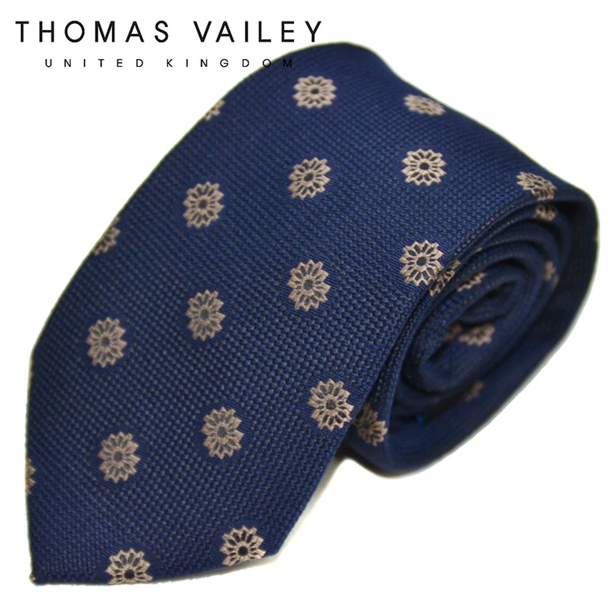 토마스 베일리(THOMAS VAILEY) 패션넥타이-아그라 네이비 8cm