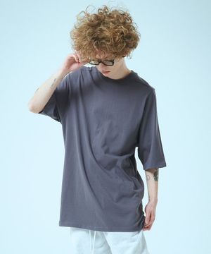 22SS04AT015 아일렛 바이오 오버핏 반팔티  (딥그레이)