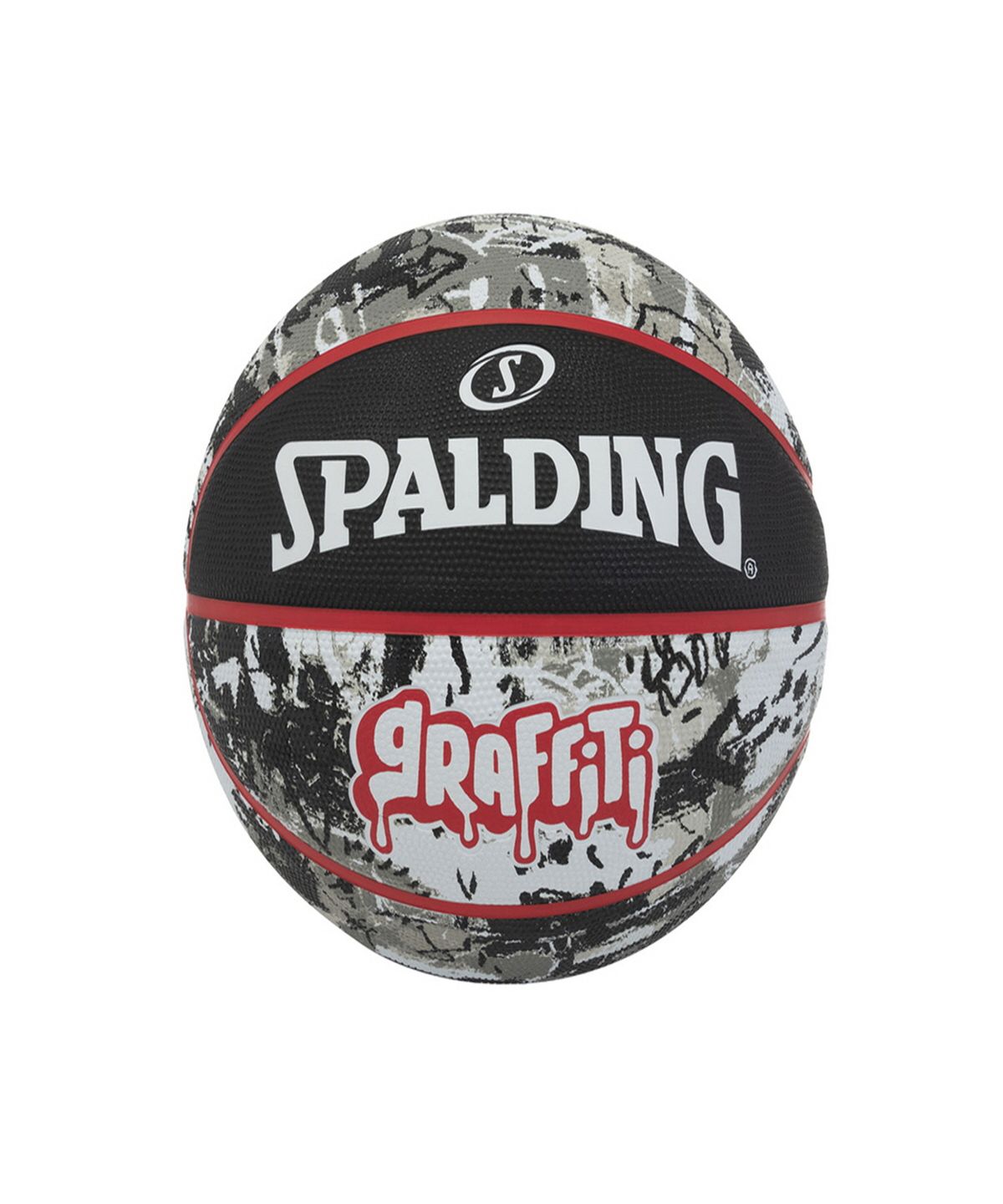 스팔딩(SPALDING) 블랙 레드 그래피티 농구공 84378Z-7호