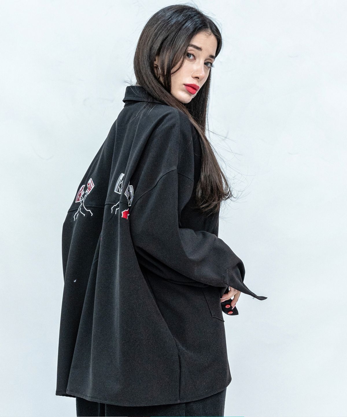 플레이피(PLA.Y_P) [M] [S/S/F] 개다리춤 셔츠 SH03-Black