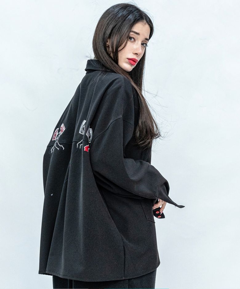 [M] [S/S/F] 개다리춤 셔츠 SH03-Black