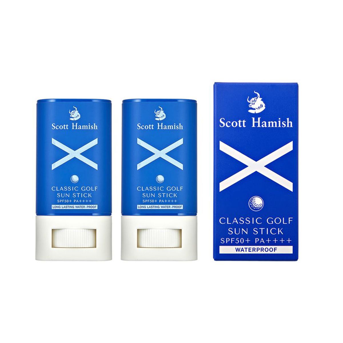 스콧해미쉬(SCOTT HAMISH) 클래식 골프 선스틱 SPF50+ PA++++ 2종 기획 세트