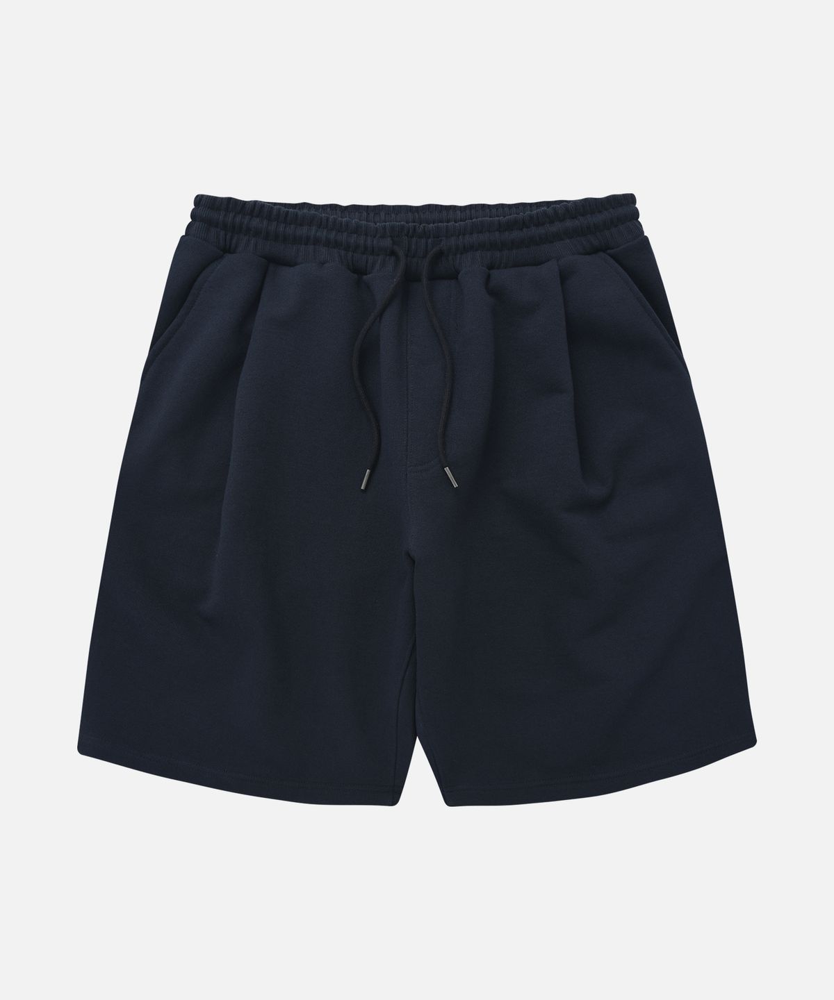 프리즘웍스(FRIZMWORKS) ONE TUCK SWEAT SHORTS _ NAVY