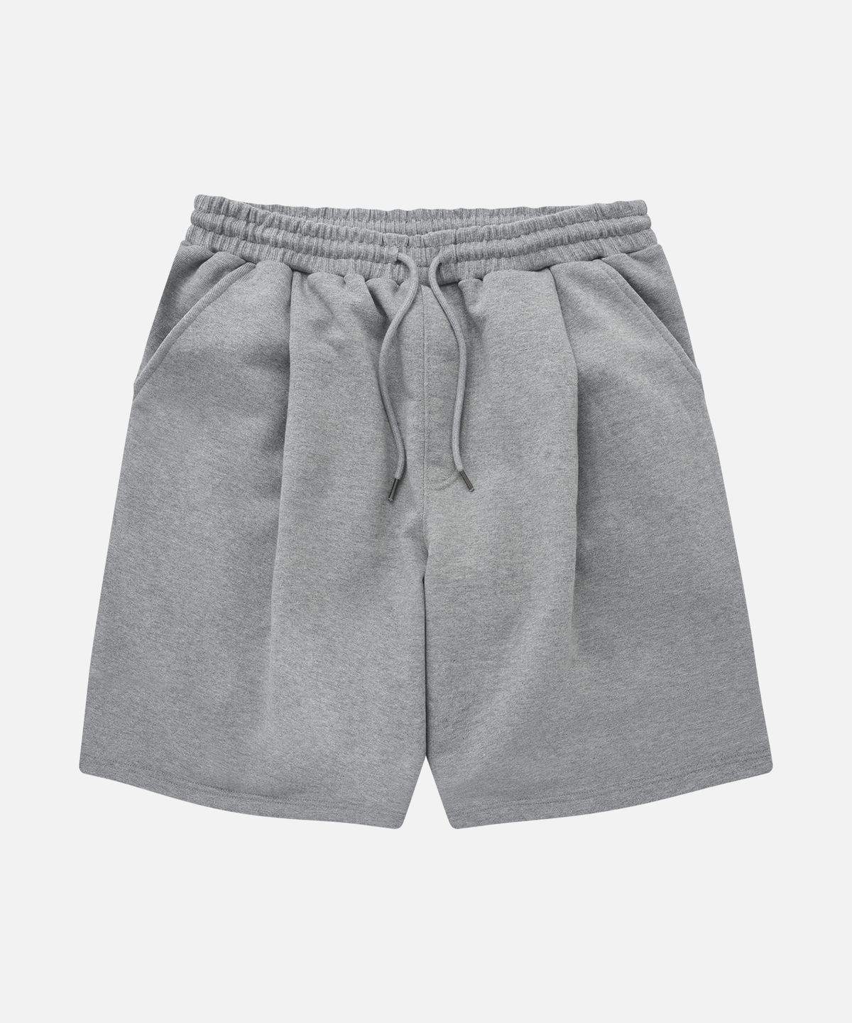 프리즘웍스(FRIZMWORKS) ONE TUCK SWEAT SHORTS _ GRAY