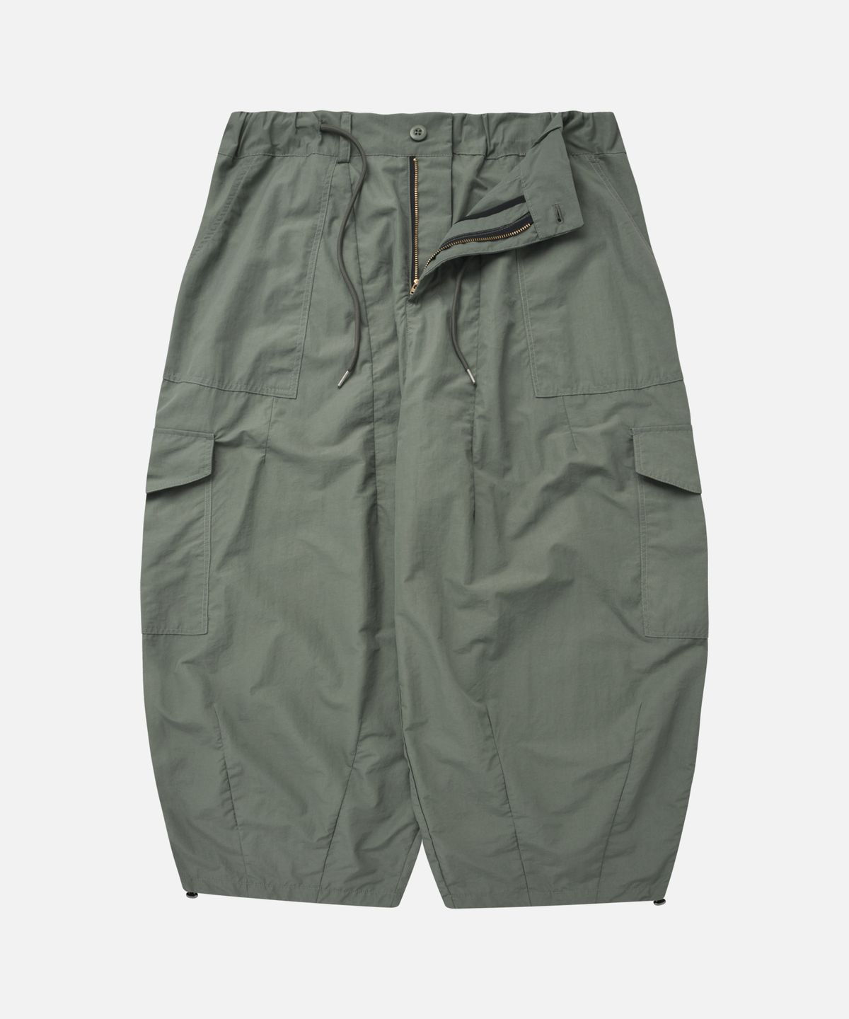 프리즘웍스(FRIZMWORKS) NYLON CARGO BALLOON PANTS _ OLIVE