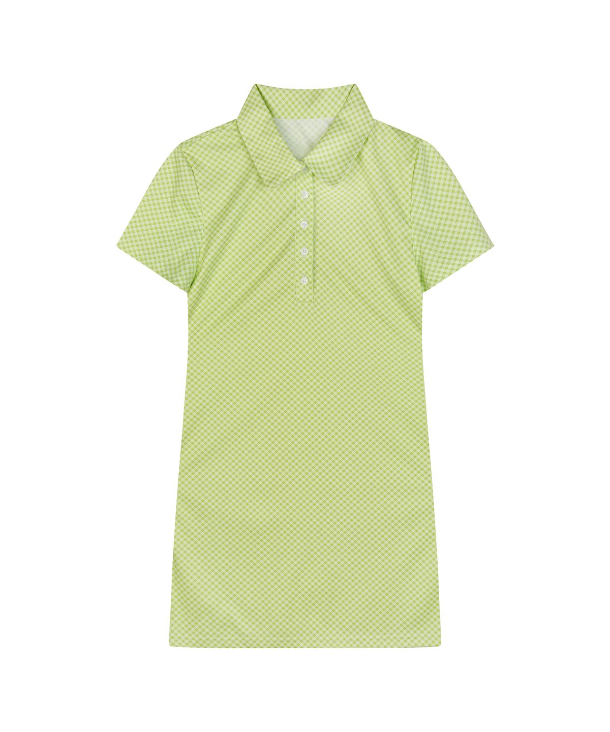 하이스쿨디스코(HIGH SCHOOL DISCO) Check one-piece_Light green