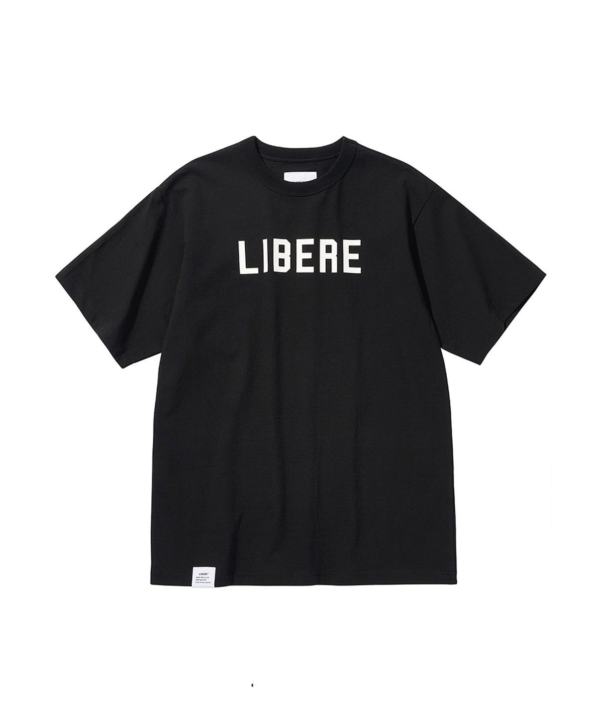 리베레(LIBERE) SLOGUN T-SHIRT / BLACK
