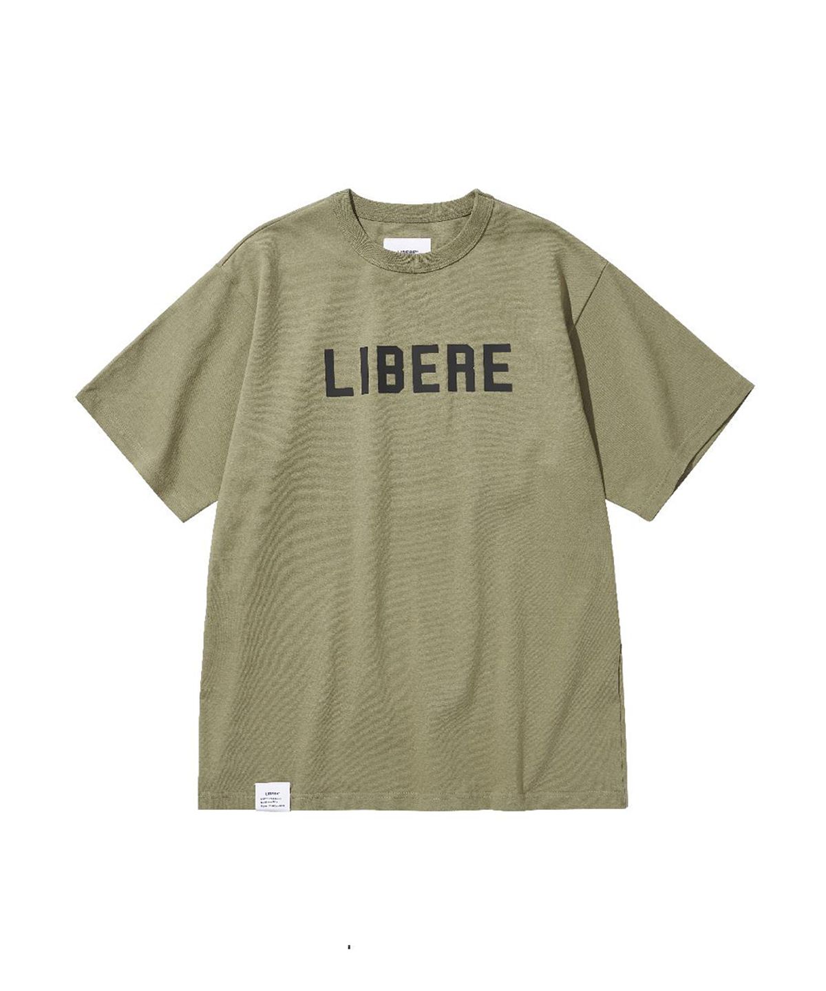 리베레(LIBERE) SLOGAN T-SHIRT / OLIVE