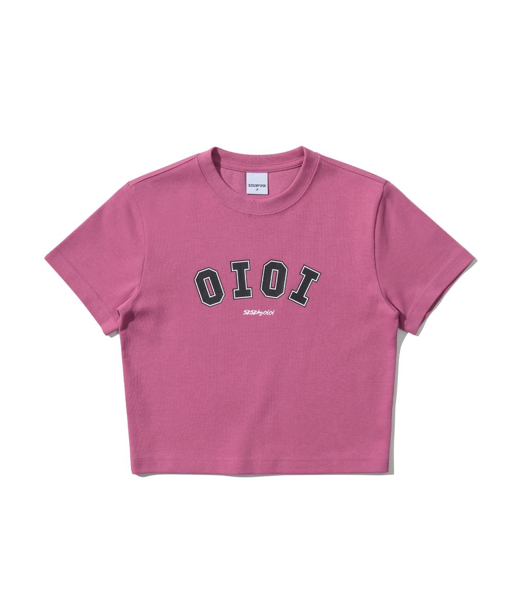 SIGNATURE CROP T-SHIRTS [DEEP PINK]