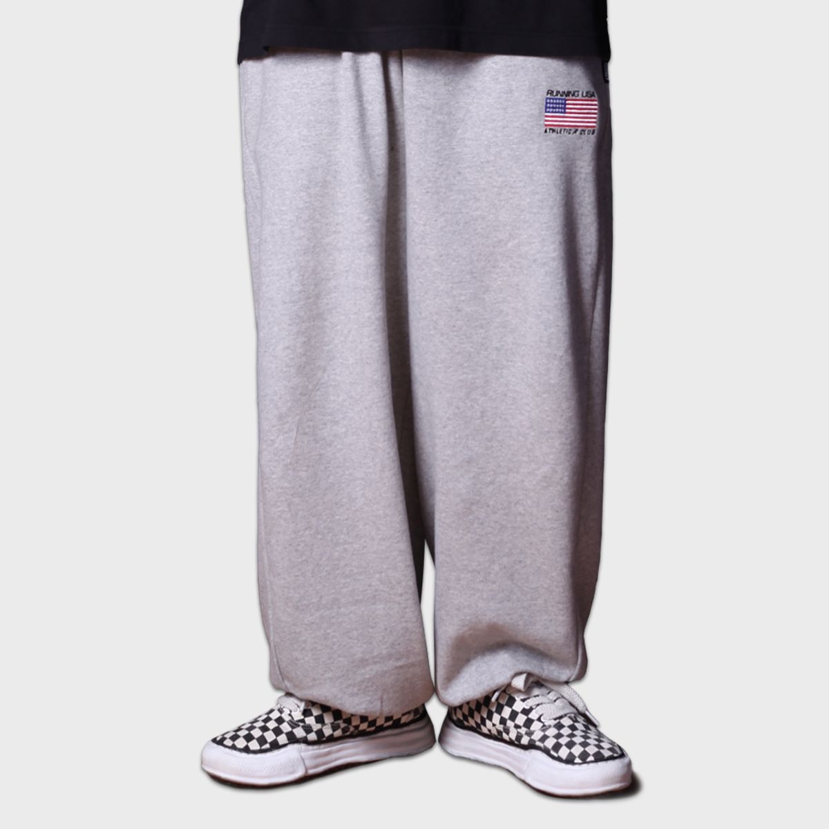 리스펙트(RESPECT) running usa athletic club sweat pants (grey)
