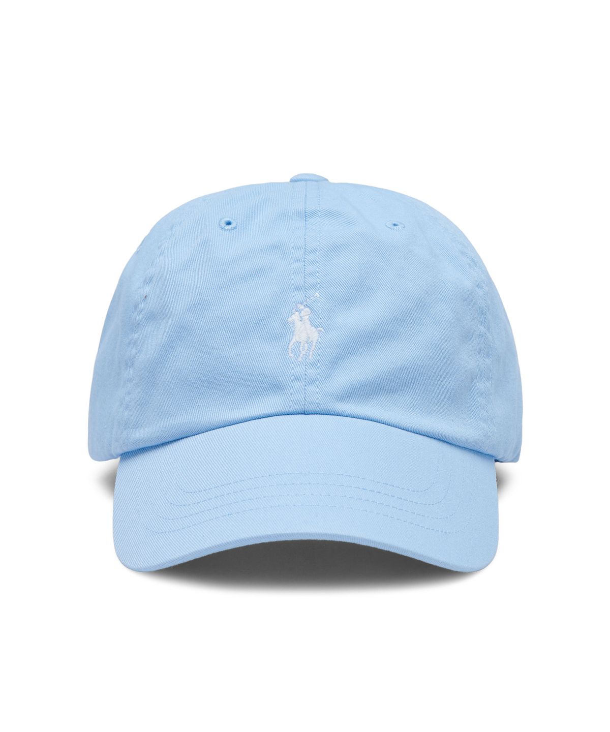 폴로 랄프 로렌(POLO RALPH LAUREN) 코튼 치노 베이스볼 캡 - 스카이 블루