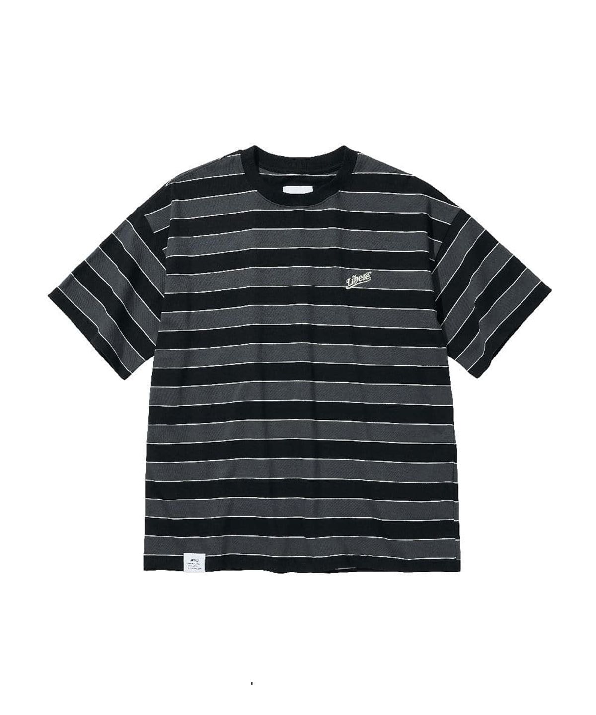 리베레(LIBERE) LOGO BORDER T-SHIRT / BLACK