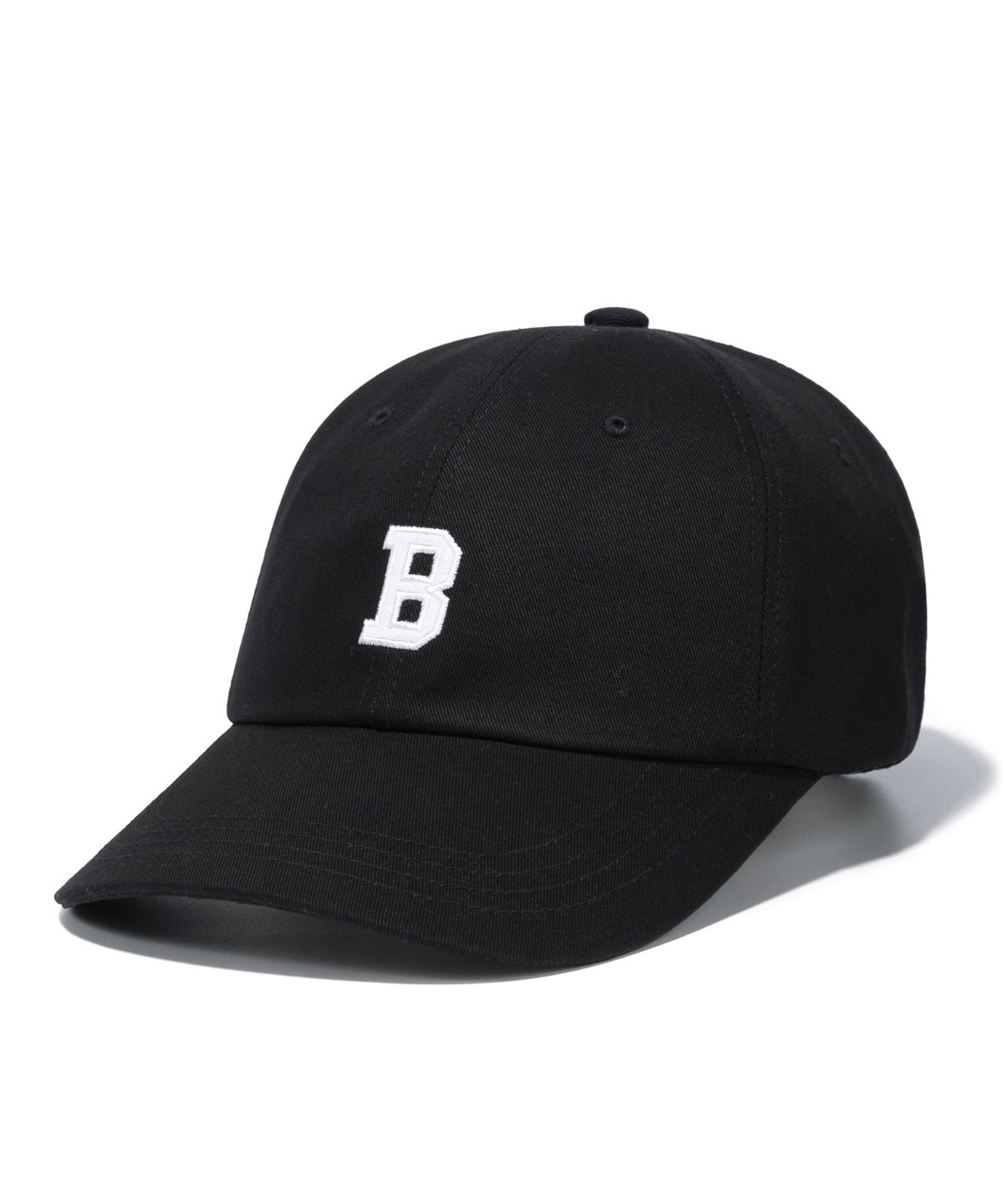 디포쉬(DEEPOCHE) 비 로고 커브캡-블랙