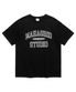 COLLEGE LOGO TEE BLACK/CHARCOAL(MG2BSMT536A)